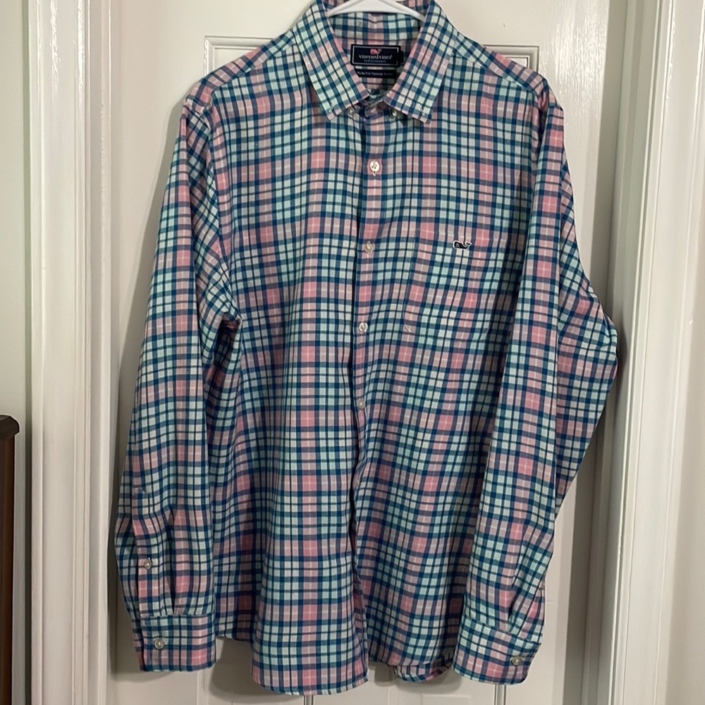Vineyard Vines - large - performance - slim fit tucker shirt